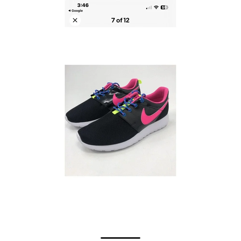 Nike Rose One G S Trainers Black Gym Free 48 Size 6Y‎